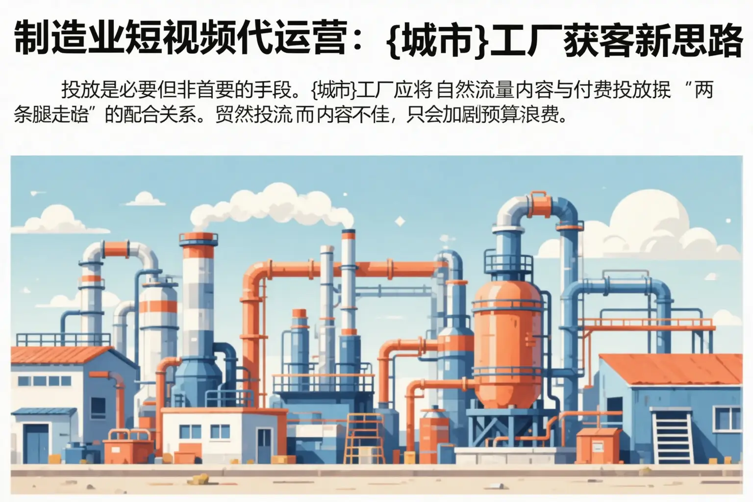 制造业短视频代运营：乐都工厂获客新思路